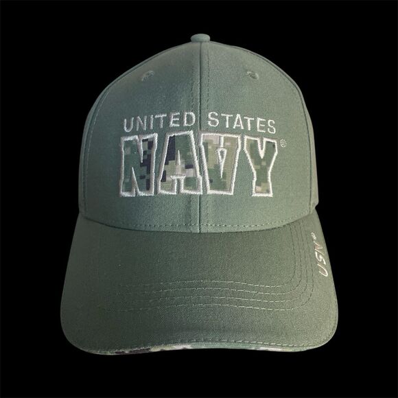 US Navy Camo Twill Hat NWT - Picture 1 of 7